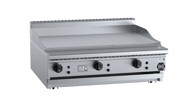 B+S Black Grill Plates - Grill Plate 900mm Bench Mounted