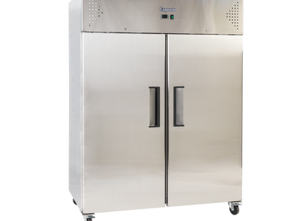 Exquisite GSC1410H Two Solid Doors Upright Storage Refrigerators