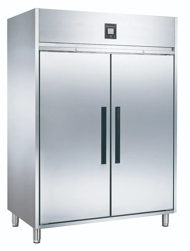 Glacian GUF2140 Stainless Steel Upright 2 Door Freezer