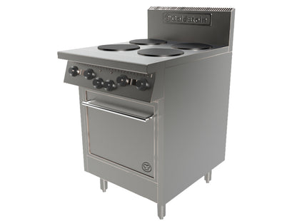 Goldstein PE4S20 - 4 x Solid Plates Electric Cooktop with Oven
