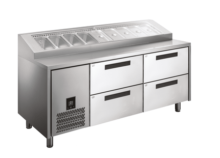 Glacian HPB1815DD Pizza Prep with Drawers 1815mm