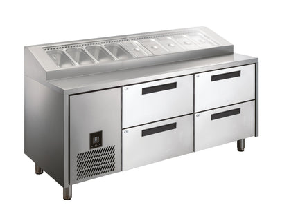 Glacian HPB1815DD Pizza Prep With Doors