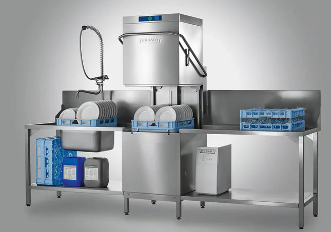 Hobart PROFI AMXR-HL Glass & Dishwasher With Auto Hood Lift