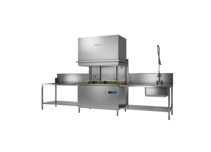 Hobart PROFI UXTH-HL Twin Chamber Pass Through Hood Type Utensil Washer (AUTO HOOD LIFT)
