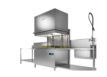 Hobart PROFI UXTH-HL Twin Chamber Pass Through Hood Type Utensil Washer (AUTO HOOD LIFT)