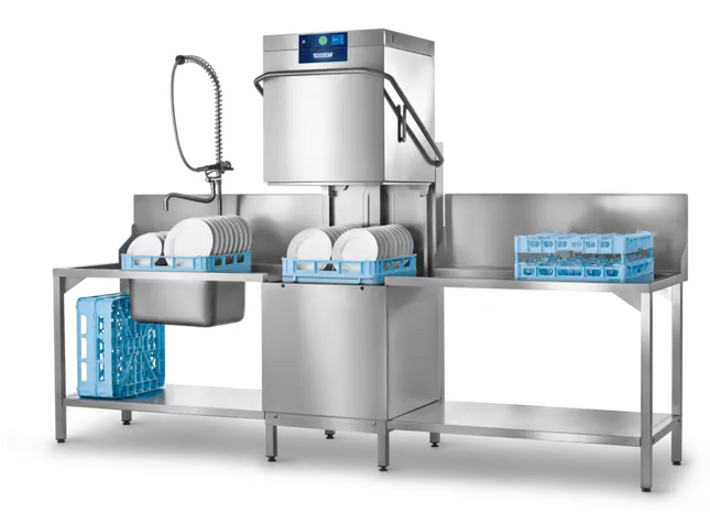 Hobart PROFI AMX-VHL Dishwasher with Vapostop & Auto Hood Lift