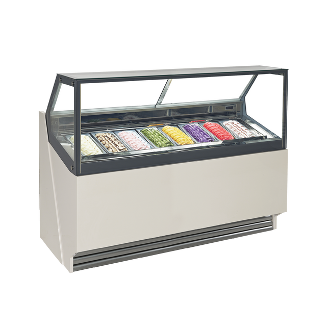 Exquisite IC8T – 8 Tubs Ice Cream Scooping Freezers