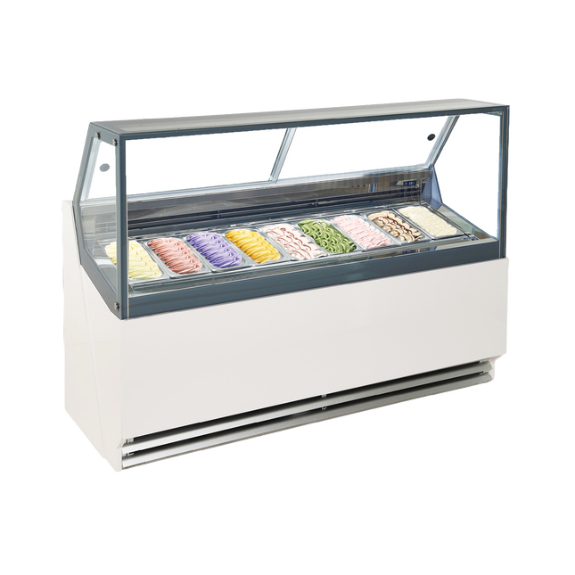 Exquisite IC9T – 9 Tubs Ice Cream Scooping Freezers