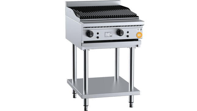 K+ Char Broilers - 600mm Char Broiler On Stand