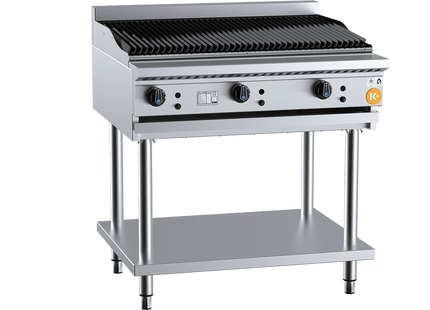 K+ Char Broilers - 900mm Char Broiler On Stand