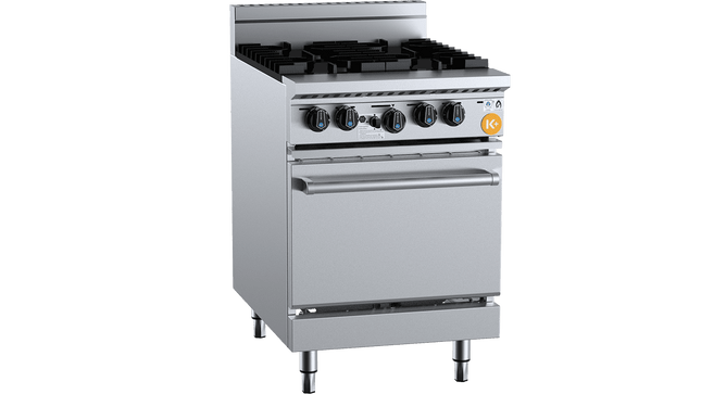 K+ Ovens Range - Four Burner Oven