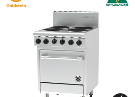 Goldstein PE4S20-X Electric Oven Range, 4 Solid Plates, Static Oven