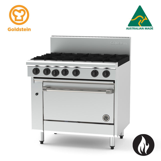 Goldstein PF628-X – 6 Burner Gas Oven Range