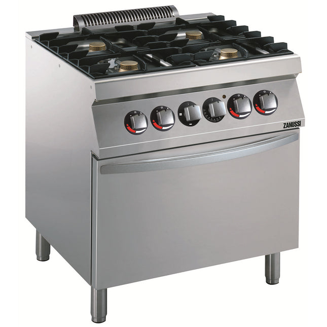 Zanussi  Evo700 4 Burner Gas Range On Gas Oven 800Mm 372148