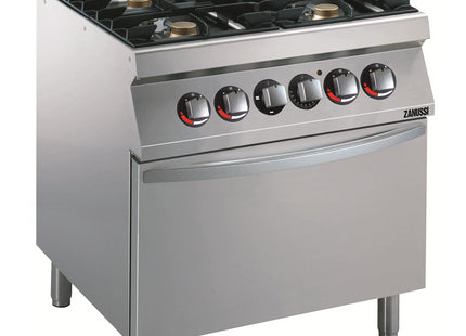 Zanussi  Evo700 4 Burner Gas Range On Electric Oven 800Mm 372149