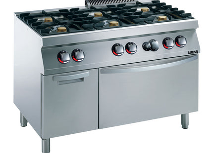 Zanussi  Evo700 6 Burner Gas Range On Gas Oven With Cupboard 372151