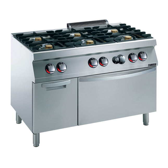 Zanussi  Evo700 6 Burner Gas Range On Gas Oven With Cupboard 372151