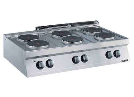 Zanussi  Evo700 6 Hot Plates Electric Boiling Top Range 372019