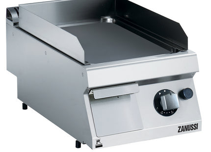 Zanussi  Evo700 400Mm Gas Fry Top Smooth Brushed Chrome Plate 372320