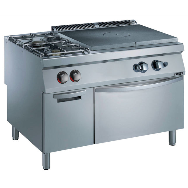Zanussi  Evo900 Gas Solid Top On Gas Oven With 2 Burners On Cupboard 392265