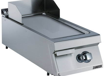Zanussi  Evo900 400Mm Gas Fry Top Smooth Brushed Chrome Horizontal Plate 392402