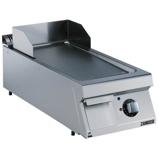 Zanussi  Evo900 400Mm Electric Fry Top Smooth Brushed Chrome Horizontal Plate 392357