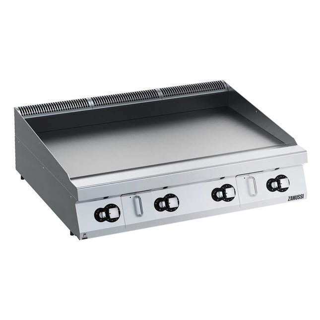 Zanussi  Evo900 1200Mm Gas Fry Top Hp Smooth Scratch Resistant Chromium Plate 392406