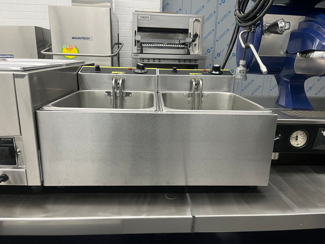 BUFFALO TWIN BENCHTOP ELECTRIC FRYER