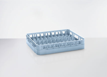30000772 Plastic 11 Row Plate Rack - 600 x 500 x 120