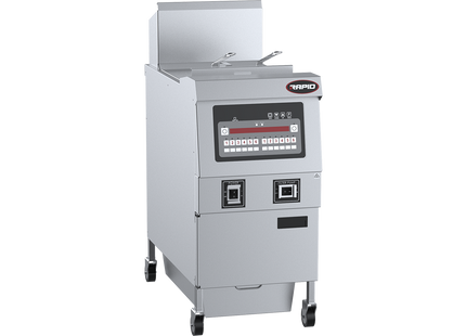 Rapid Electric Fryers - Single Pan Two Basket Electric Fryer
