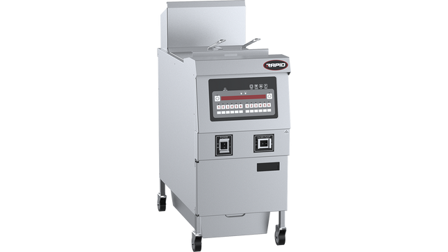 Rapid Electric Fryers - Single Pan Two Basket Electric Fryer