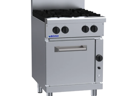 Luus Professional 600mm 4 Burner Gas Cooktop with Convection Oven