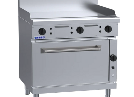 Luus Professional RF-9P 900mm Commercial Gas Griddle Range & Convection Oven