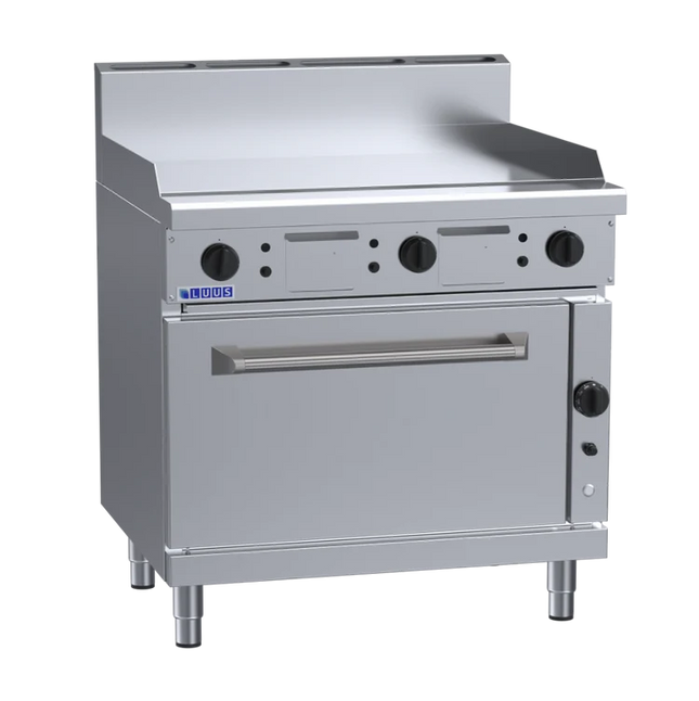 Luus Professional RF-9P 900mm Commercial Gas Griddle Range & Convection Oven