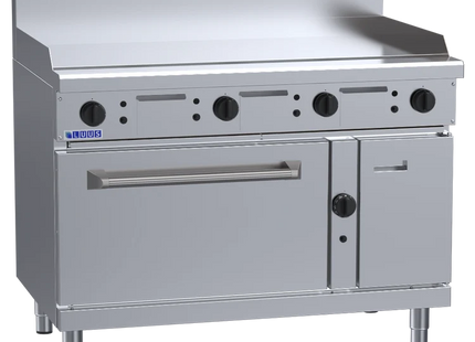 Luus Professional 1200mm Commercial Gas Griddle Range & Static Oven