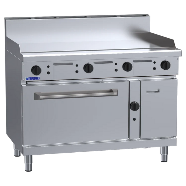 Luus Professional 1200mm Commercial Gas Griddle Range & Static Oven