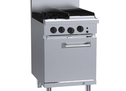 Luus RS-2B3C 2 Burner 300mm Chargrill with Oven