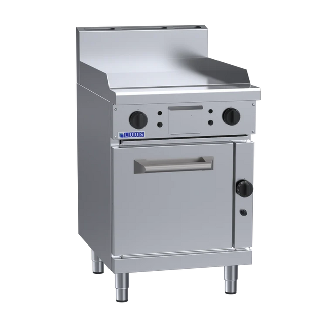 Luus Professional RS-6P 600mm Commercial Gas Griddle Range & Static Oven