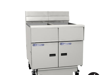 Pitco SE14-2/FD Electric Solstice Fryer with filtration