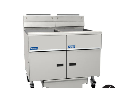 Pitco SE18-2/FD Electric Solstice Fryer with filtration