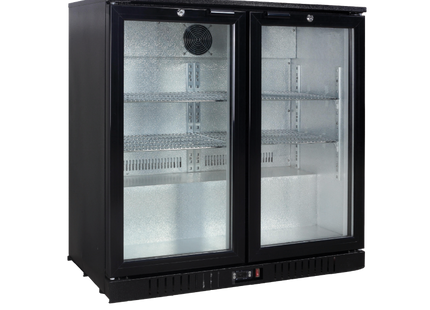 Exquisite UBC210 Two Swing Doors Backbar Display Refrigerators
