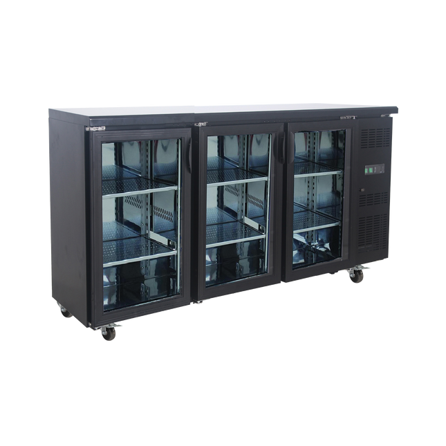Exquisite Three Glass Doors Underbench Storage Refrigerators 570 Litre