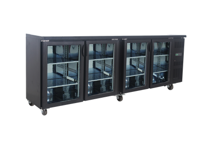 Exquisite Four Glass Doors Underbench Storage Refrigerators 750 Litre