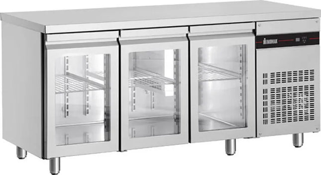 Inomak UBI7134G Glass Undercounter Fridge 1345mm