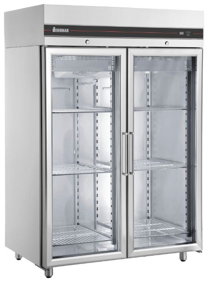 Inomak UFI2140G Double Door Upright Glass Door Freezer