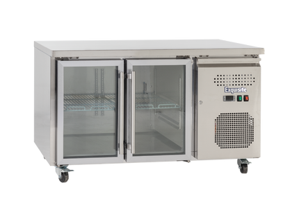 Exquisite Usc260G Two Glass Doors Underbench Storage Refrigerators
