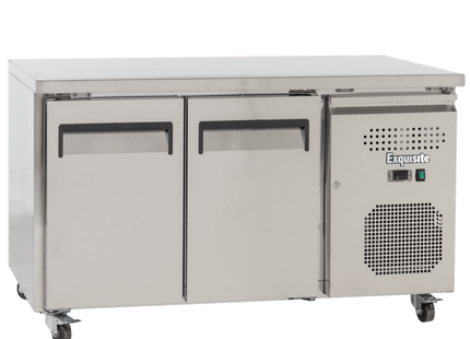 Exquisite SSF260H Two Solid Doors Underbench Storage Freezers Slimline 260 Litre