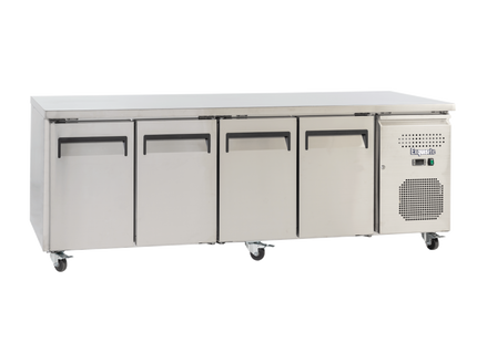 Exquisite SSC550H Four Solid Doors Underbench Storage Refrigerators Slimline 511 Litre