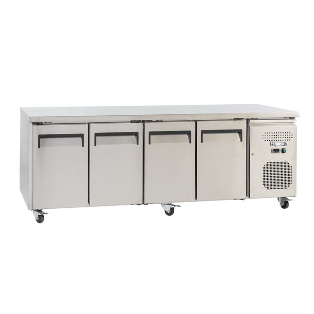 Exquisite SSC550H Four Solid Doors Underbench Storage Refrigerators Slimline 511 Litre