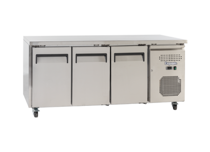 Exquisite USF400H Three Solid Doors Underbench Storage Freezers